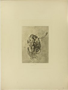 Verleiding of de appel door Félicien Rops