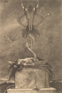 Het offer, uit De Satanische, ca. 1882