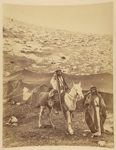 Bedoeïenen van Moab door Félix Bonfils