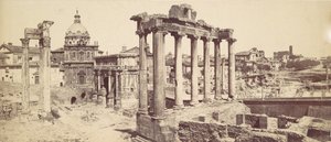 [Het Forum Romanum], ca. 1870s door Félix Bonfils