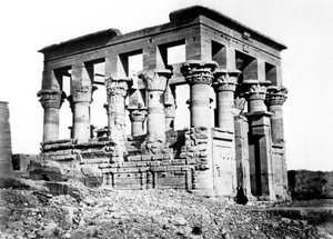 Trajans Kiosk bij Philae, Nubië, Egypte, 1878