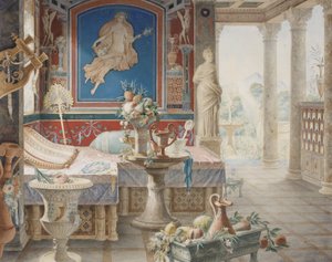 Architectonische Fantasie in de Stijl van Pompeii