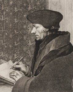 Erasmus door Félix Henri Bracquemond