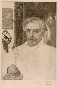 Portret van Edmond de Goncourt