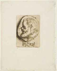 Profielportret van Charles Meryon door Félix Henri Bracquemond