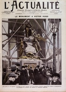 Inhuldiging van het monument voor Victor Hugo door Barrias, Parijs, 17 januari