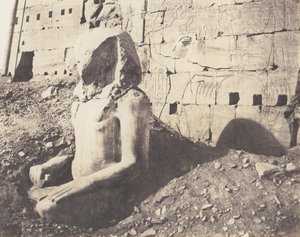 Karnak Thebe, Derde Pylon - Kolos van Spath Kalksteen door Félix Teynard