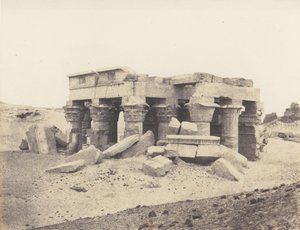 Kôm-Ombou Ombos, algemeen uitzicht op de ruïnes, 1851-52, gedrukt 1853-54