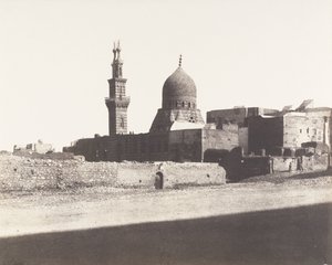 Le Kaire, Mosquée Nâcéryeh, 1851-52, gedrukt 1853-54 door Félix Teynard