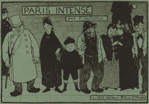 Albumhoes voor Paris Intense, 1894 door Félix Vallotton