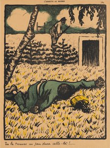 Misdrijven en Straffen VII, 764: Je zult merken dat dat nogal moeilijk is! door Félix Vallotton