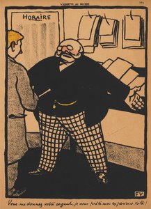 Misdrijven en Straffen XII, 759: Geef me je geld door Félix Vallotton