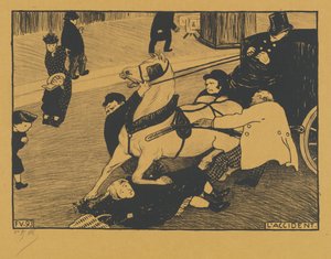 Het Ongeluk door Félix Vallotton