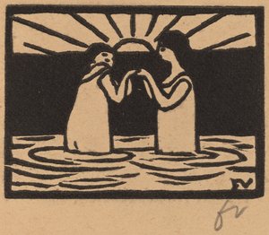 Spelen in de Zon door Félix Vallotton