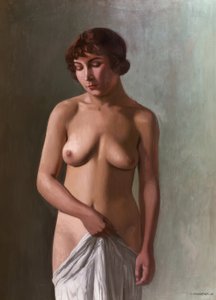 Staand jong meisje