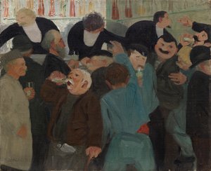 Het Bistro door Félix Vallotton