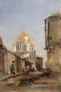 Studie van Tobolsk, 1842 door Félix Ziem