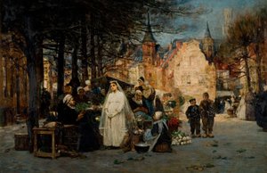 De Eerste Communie door Flora Macdonald Reid