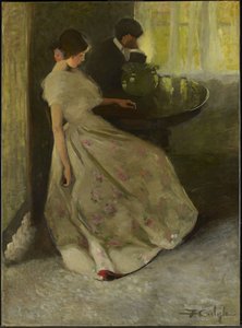 De ruzie, ca. 1902 door Florence Carlyle