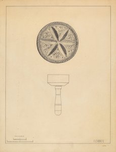 Boterstempel door Florence Choate