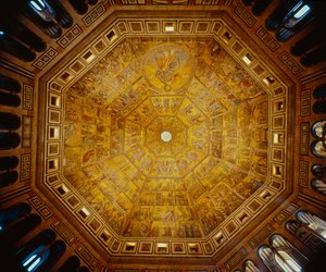 Koepelvormig plafond van de doopkapel van St. Johannes, Florence door Florentine School