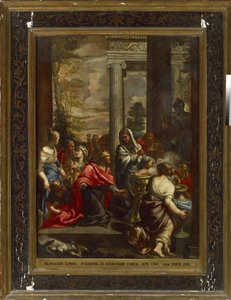 De afgoderij van Salomo, ca. 1675 - 1695 door Florentine School