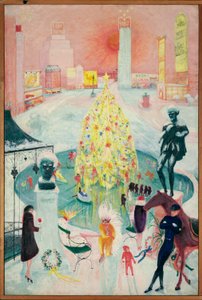 Kerstmis, c.1930-40 door Florine Stettheimer