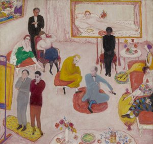 Studiofeest (Soirée) door Florine Stettheimer