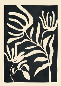 Abstracte botanische vormen