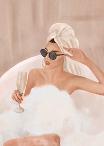 Chique bubbelbad