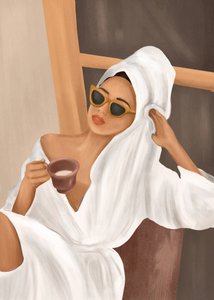 Een chique ochtendritueel