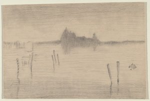 Venetië door Follower of James McNeill Whistler