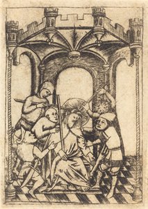 De Kroning met Doornen door Follower of Master of the Playing Cards