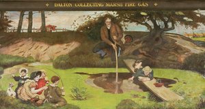 Dalton Verzamelt Moerasvuur Gas door Ford Madox Brown