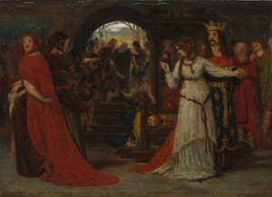 Koning Lear, c.1860 door Ford Madox Brown