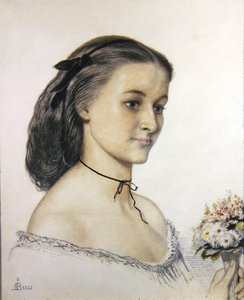 Portret van Miss Louie Jones