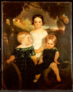 De Bromley kinderen, 1843 door Ford Madox Brown