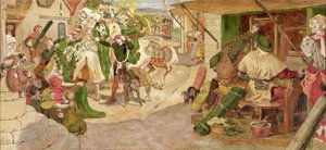 De Vestiging van de Vlaamse Wevers in Manchester in 1363 door Ford Madox Brown