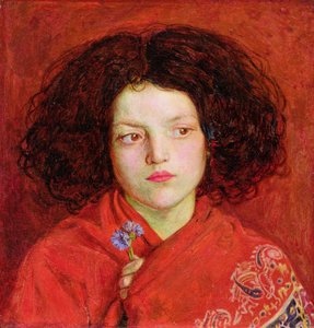 Het Ierse meisje door Ford Madox Brown