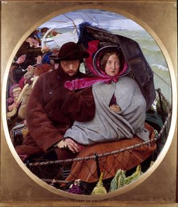 De laatste blik op Engeland door Ford Madox Brown