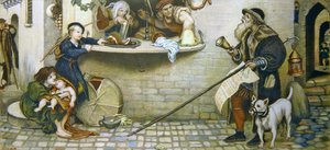 De afkondiging van de maten en gewichten door Ford Madox Brown