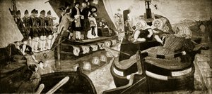 De opening van het Bridgewater-kanaal, 1768, illustratie uit 