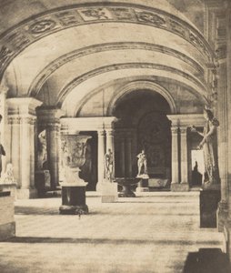 Salon van de Kariatiden, Louvre door Fortuné Joseph Petiot Groffier