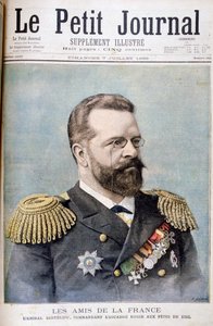 Admiraal Nikolai Skrydlov, Russische marineofficier, 1895 door Fortuné Méaulle
