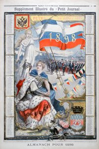 Kalender voor 1898 door Fortuné Méaulle