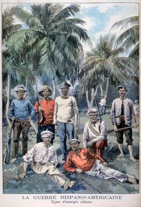 Opstandige Cubanen tijdens de Spaans-Amerikaanse Oorlog, 1898 door Fortuné Méaulle