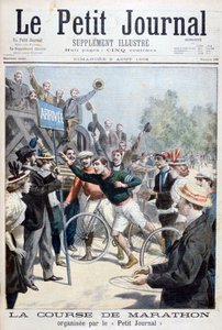 Marathonrace, 1896 door Fortuné Méaulle