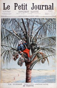 Spaanse uitkijkpost, Spaans-Amerikaanse oorlog, 1898 door Fortuné Méaulle