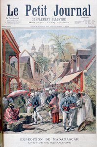 Tananarive Antananarivo, hoofdstad van Madagaskar, 1895