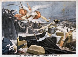 De dood van Bismarck, 1898 door Fortuné Méaulle